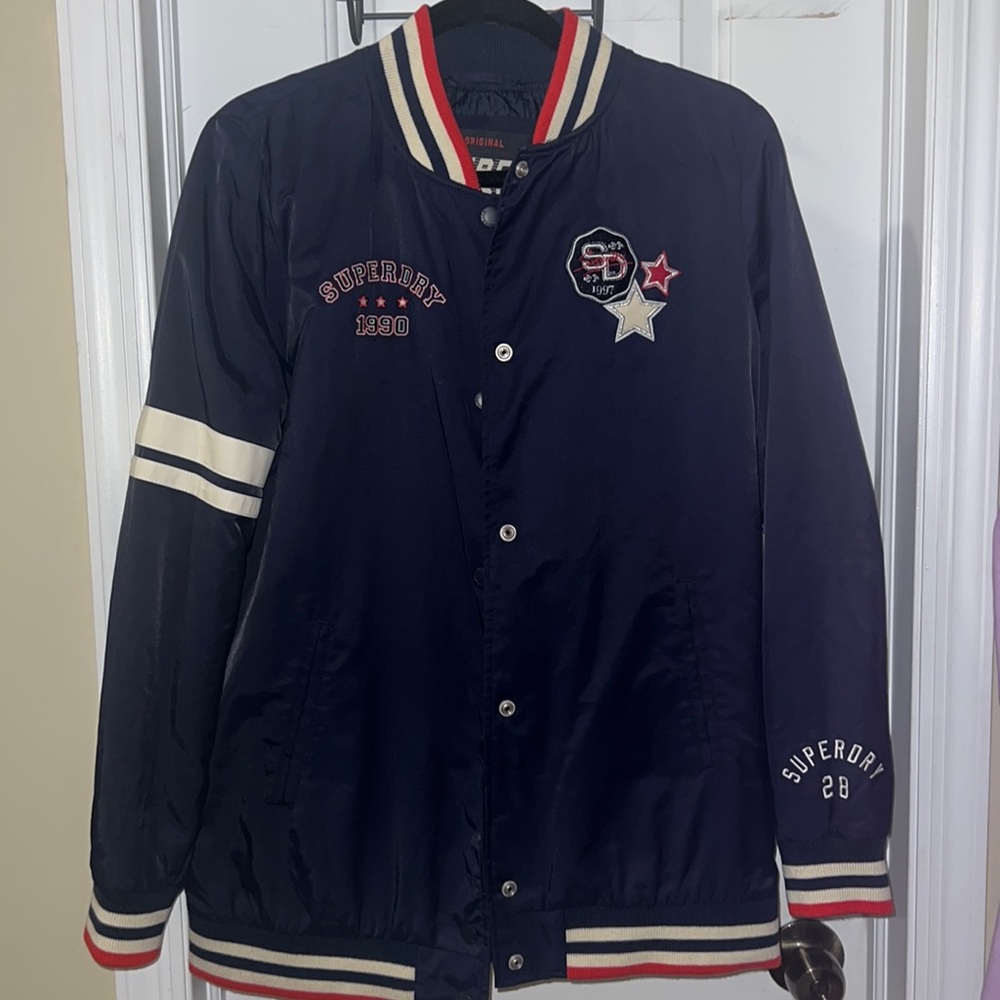 Super dry varsity jacket